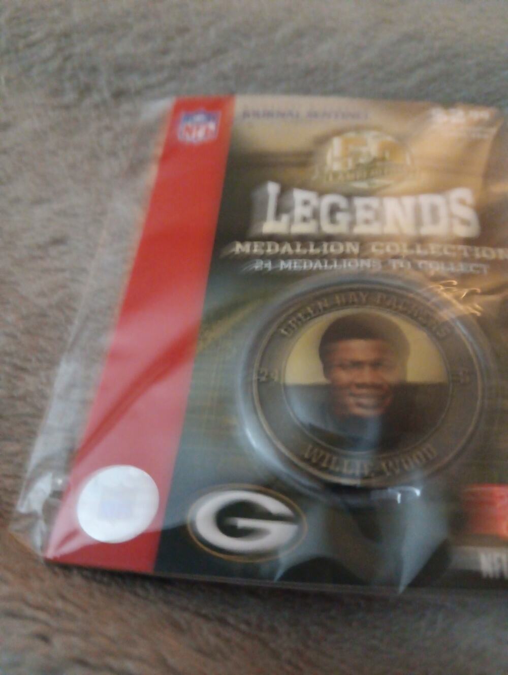 Willie Wood Coin Green Bay Packers Legends Football 2007 Medallion Collection